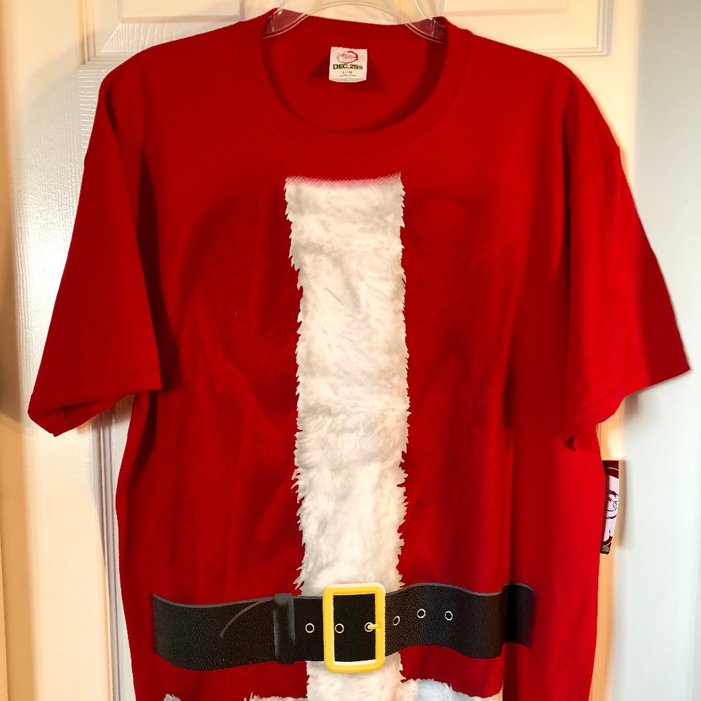 Santa T-Shirt Men's Size L